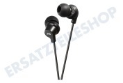 JVC HAFX10BEF Kopfhörer HA-FX10-B-E In-Ear-Kopfhörer Schwarz geeignet für u.a. Schwarz mit 1,2 m Kabel