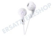 JVC HAF160WEP Kopfhörer HA-F160-W-E Gumy In-Ohr-Kopfhörer-Weiß geeignet für u.a. Weiß mit 1 Meter Kabel
