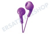 JVC HAF160VE(P) HA-F160-V-E Gumy In Ear Kopfhörer Kopfhörer Lila geeignet für u.a. Lila mit 1 Meter Schnur