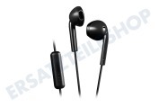 JVC HAF17MBU Kopfhörer HA-F17M-BU Earbuds Smartphone schwarz geeignet für u.a. Schweißfest IPX2, iPhone-kompatibel