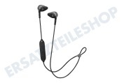 JVC HAEN15WBU Kopfhörer HA-EN15W-BU Gumy Sport kabellos schwarz geeignet für u.a. Schweißfest IPX2