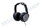 JVC HARX500E  HA-RX500 Full Size-Stereo-Kopfhörer Schwarz/Silber geeignet für u.a. Schwarz/Silber mit 3,5 Meter Kabel