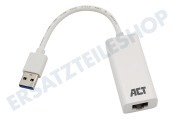 ACT  AC4410 Netzwerkadapter USB 3.0 bis zu 1000 Mbit/s geeignet für u.a. 1 Anschluss USB 3.0