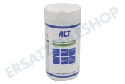 ACT AC9515  Reinigungtücher Verschließbare Verpackung geeignet für u.a. Bildschirme und andere Oberflächen