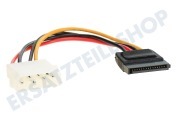 Ewent EW9170  Adapter-Kabel SATA Stromadapterkabel 0,15 m geeignet für u.a. 5.25"-Geräte an SATA anschließen