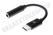 Ewent  EW9655 USB-C auf 3,5-mm-Klinke Audioadapter geeignet für u.a. Headset