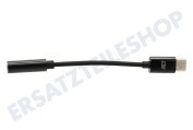 ACT  AC7380 USB-C auf 3,5-mm Klinken-Audioadapter geeignet für u.a. Headset