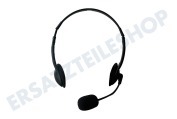 Ewent EW3563  Kopfhörer Mit Mikrofon geeignet für u.a. Stereo 3.5mm 2x Klinkenstecker