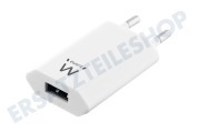 Ewent  EW1200 Kompakter USB Lader 1A geeignet für u.a. universell einsetzbar