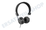 Ewent Kopfhörer EW3573 Faltbare On-Ear-Kopfhörer geeignet für u.a. 3,5 mm Stereo-Stecker Schwarz