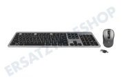 Ewent  EW3260 Drahtloses Tastaturset geeignet für u.a. Kabellos