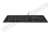 Ewent  EW3265 Beleuchtete Tastatur geeignet für u.a. Qwerty