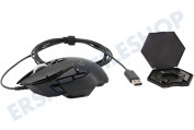 Logitech LOGZG502HE  910-005470 G502 Gaming-Maus geeignet für u.a. 25.600 DPI, RGB-Beleuchtung
