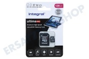 Integral INMSDX128G-100/90V30  UltimaPro High Speed Micro SDXC Klasse 10 128 GB geeignet für u.a. Micro SDHC-Karte 128 GB