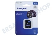 Integral INSDH16G-100V10 V10 High Speed SDHC  Speicherkarte 16GB geeignet für u.a. V10 SDHC-Karte 16 GB, 100 MB / s