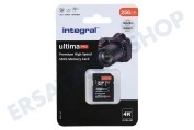 Integral INSDX256G-100/90V30  V30 UltimaPro X2 SDXC-Speicherkarte 256 GB geeignet für u.a. V30 SDXC-Karte 256 GB, 100 MB / s