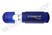 Integral INFD16GBEVOBL  Speicherstick Integral 16GB Evo Blau geeignet für u.a. 16 GB
