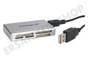 Integral INCRMULTIRP  Kartenlesegerät Externer Kartenleser USB2.0 geeignet für u.a. All in 1, SD, SDHC, microSD