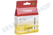 Canon CANBCLI8Y  Druckerpatrone CLI-8 Yellow/Gelb geeignet für u.a. Pixma iP4200, Pixma iP5200