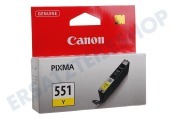 Canon CANBC551Y  Druckerpatrone CLI 551 Yellow/Gelb geeignet für u.a. Pixma MX925, MG5450
