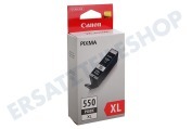Canon CANBP550BH  Druckerpatrone PGI 550 PGBK XL Schwarz geeignet für u.a. Pixma MX925, MG5450