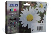 Epson C13T18164010 Epson-Drucker Druckerpatrone T1816 Multipack 18XL geeignet für u.a. Expression Home XP30, XP305