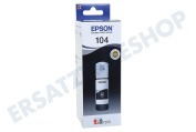 Epson EPST00P140  C13T00P140 Epson 104 Schwarz geeignet für u.a. Epson Ecotank ET Series 4700, 2720, 2710, 2721, 2711