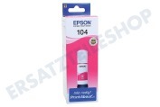 Epson Epson-Drucker C13T00P340 Epson 104 Magenta geeignet für u.a. Epson Ecotank ET Series 4700, 2720, 2710, 2721, 2711