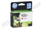 HP Hewlett-Packard CD973AE HP 920 XL Magenta HP-Drucker Druckerpatrone Nr. 920 XL Magenta/Rot geeignet für u.a. Officejet 6000, 6500