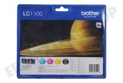 Brother BROI1100V  Druckerpatrone LC-1100 Multipack geeignet für u.a. MFC490CW, MFCJ615W, MFC790C
