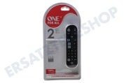 One For All URC6820  URC 6820 Zapper Universal-Fernbedienung + geeignet für u.a. TV, LCD, SAT, PLASMA, Kabel, DVB-T STB