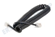 Universeel  Anschlusskabel RJ10 (M) - RJ10 (M), schwarz, 2 Meter geeignet für u.a. Silverline