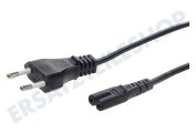 Easyfiks  Netzkabel C7, 230V, 5 A, 2x0,75mm2, 5,0 Meter geeignet für u.a. 5,0 Meter 2x0,75mm2