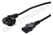 Easyfiks  Netzkabel C13, 230 V, 10 A, 3x0.75mm2, 5,0 Meter geeignet für u.a. 5,0 Meter 3x0.75mm2