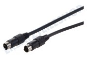 Easyfiks  SVHS-Kabel, S-Video Stecker - S-Video Stecker, 2,5 Meter geeignet für u.a. 2,5 Meter