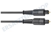 Easyfiks  Optisches Kabel Toslink Male - Toslink Male 5,0 m geeignet für u.a. 5,0 Meter, abgeschirmt, vergoldet