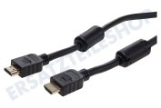 Hirschmann 695020368  HHE1.8 HDMI-Kabel 1.4 High Speed ​​+ Ethernet, 1,8 Meter, Vergoldet geeignet für u.a. 1,8 Meter, High Speed ​​mit Ethernet, vergoldet
