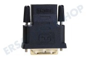 Easyfiks  Adapterstecker, HDMI A Buchse - DVI Stecker geeignet für u.a. Steckeradapter