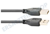 Easyfiks  USB Anschlusskabel 2.0 A Male - USB 2.0 A Male, 1.5 Meter geeignet für u.a. 1,5 m