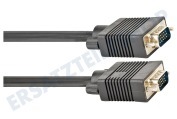 Easyfiks  VGA Kabel Male - Male, 1,8 Meter, HD 1680x1050, 15 Poli geeignet für u.a. 1,8 Meter, HD 1680x1050, 15 Polig