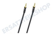Oehlbach  D1C33183 Excellence Stereo-Audio-Kabel, 3,5-mm-Buchse, 2 Meter geeignet für u.a. Stecker vergoldet, 2 Meter