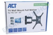 ACT  AC8354 Easy Turn TV-Wandhalterung L 23-55", 3 Drehpunkte geeignet für u.a. Bildschirmgröße 23 bis 55 Zoll, 35kg