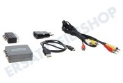 Marmitek 25008365  08365 Connect 310 UHD 2.0 HDMI Switch geeignet für u.a. 4K 60 Hz 3-in-1-out