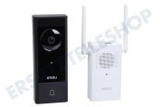 Imou DB60/DS21-PEUR-imou  DB60 kit met DS21 5-Megapixel-Video-Türklingel, Akkubetrieb geeignet für u.a. Nachtsicht, PIR-Erkennung, WLAN 2,4/5 GHz