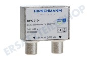 Hirschmann 695020466 DPO2104  Koaxial-Verteiler IEC Female Input, 2x Male Output, Nummer 11 geeignet für u.a. SHOP DPO 2104, 1218 MHz, DOCSIS 3.1
