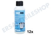 Easyfiks  Entkalkungsflüssigkeit 250ml x 12 Stück geeignet für u.a. Wasserkocher