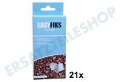 Easyfiks  Nespresso-Reinigungskapsel 6 Stück, x 21 geeignet für u.a. Nespresso-Maschine