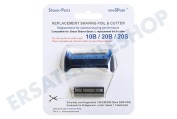 NewSPeak 4313042889691 Rasierapparat 10B/20B/20S Series 1 geeignet für u.a. Foil & cutter 1000/2000 series