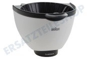Braun BR67051392 Kaffeeaparat Filtereinsatz Weiß geeignet für u.a. 3104 KF510 KF550