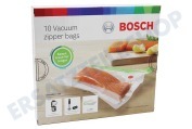 Bosch 17004302 MSZV0FB1 Mixstab Vakuumbeutel 10er Set, 1,2 Liter geeignet für u.a. Bosch Vakuum-Mixer